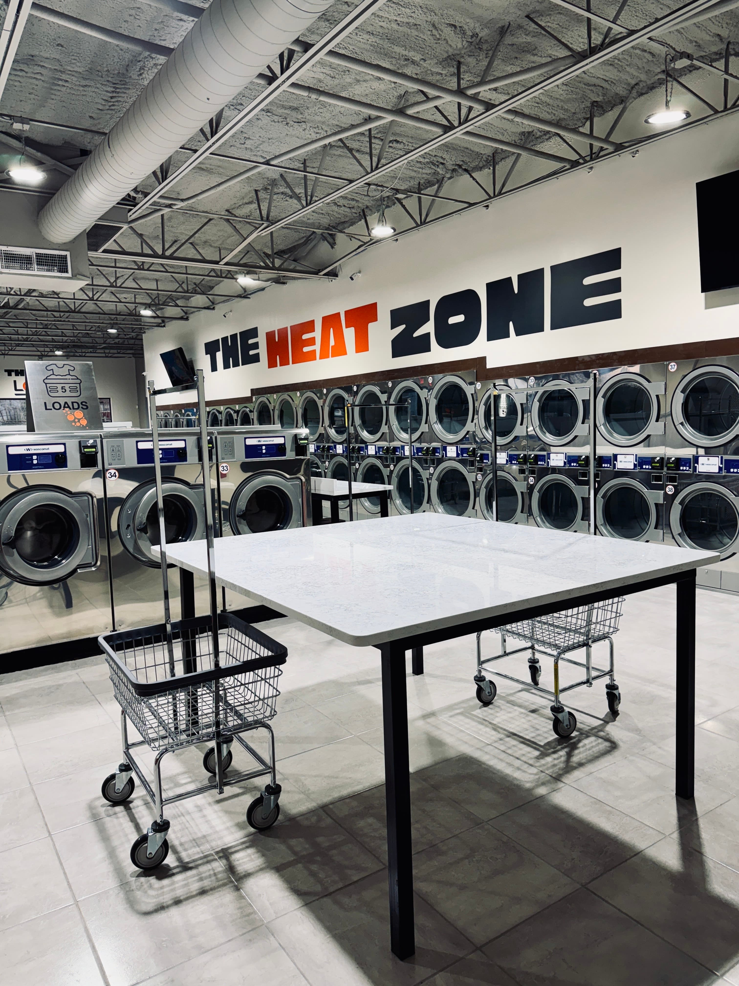 The Heat Zone dryers area