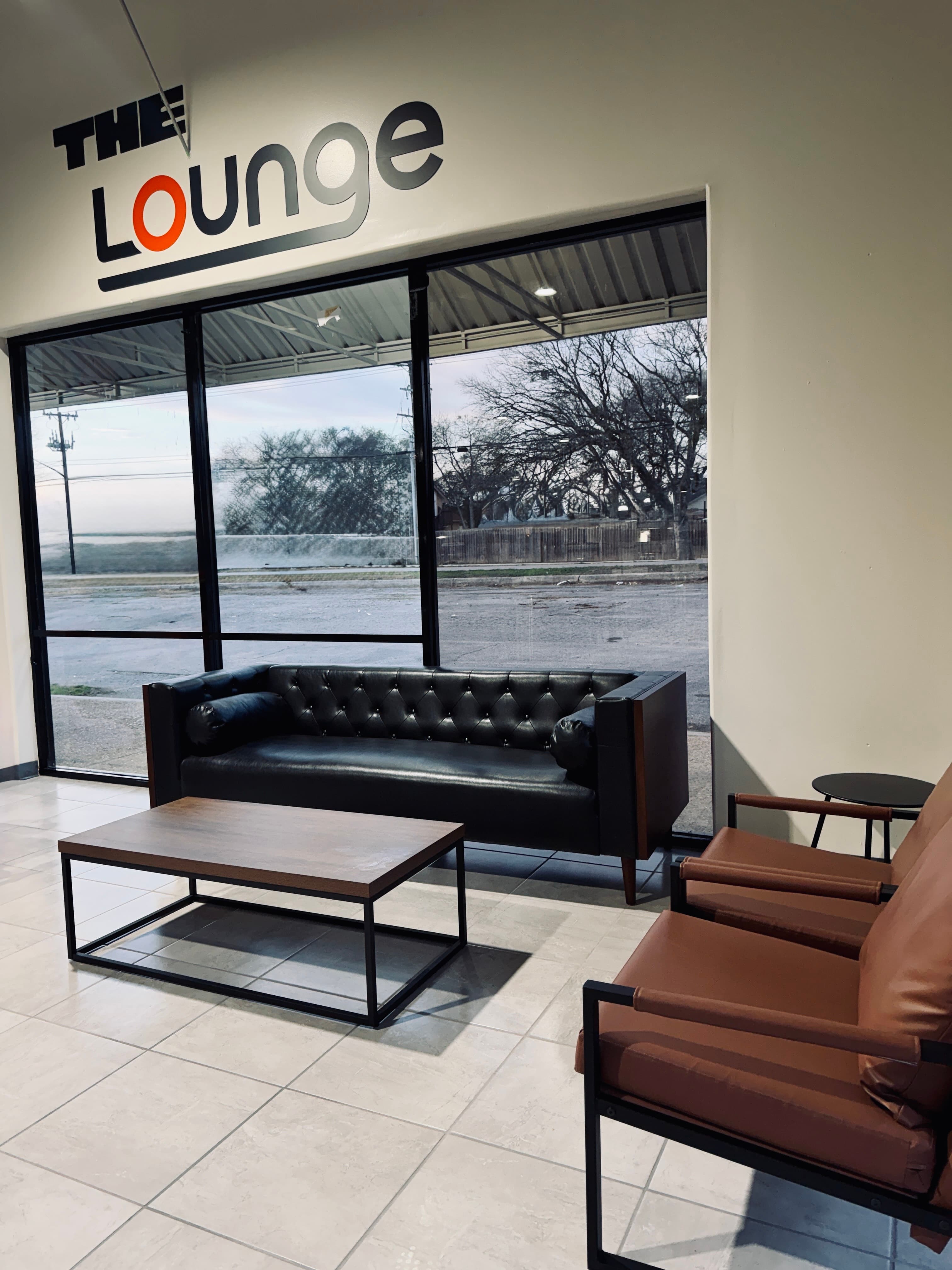 The Lounge seating area